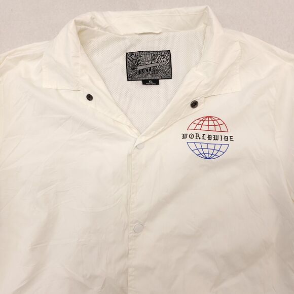 Brooklyn Cloth Co Casual Button Up Long Sleeve Shirt Adult Mens Size XL White - Picture 1 of 10